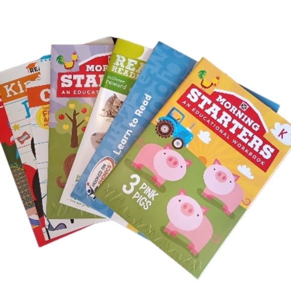 enchanted Forest Other - 5/$25 Kids Homeschool Curriculum Workbook Summer Reading Kindergarten Math